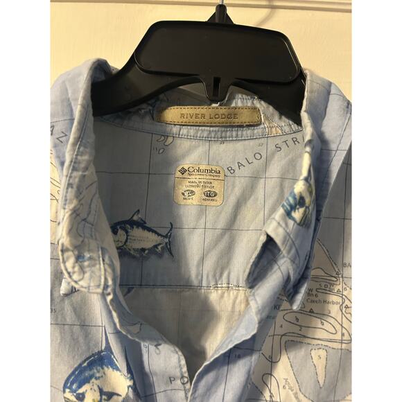 Mens Columbia river lodge short sleeve button down shirt size XL - Picture 2 of 3